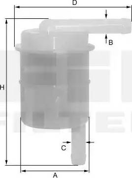 FIL Filter ZP 8068 FP - Filtro carburante autozon.pro