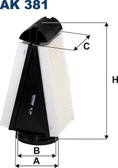 Filtron AK 381 - Filtro aria autozon.pro