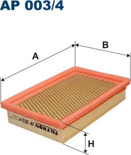 Filtron AP003/4 - Filtro aria autozon.pro