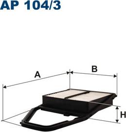 Filtron AP104/3 - Filtro aria autozon.pro