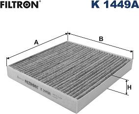 Filtron K 1449A - Filtro, Aria abitacolo autozon.pro