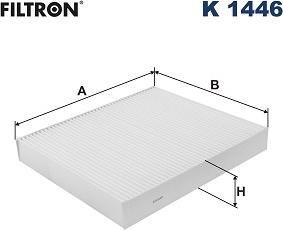 Filtron K 1446 - Filtro, Aria abitacolo autozon.pro