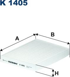 Filtron K1405 - Filtro, Aria abitacolo autozon.pro