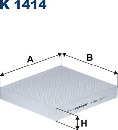 Filtron K 1414 - Filtro, Aria abitacolo autozon.pro