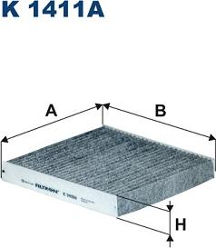 Filtron K 1411A - Filtro, Aria abitacolo autozon.pro