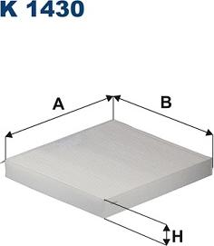 Filtron K 1430 - Filtro, Aria abitacolo autozon.pro