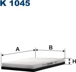 Filtron K1045 - Filtro, Aria abitacolo autozon.pro