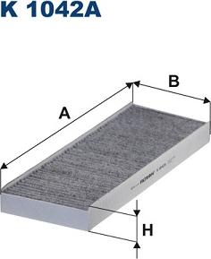 Filtron K1042A - Filtro, Aria abitacolo autozon.pro