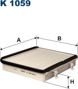 Filtron K1059 - Filtro, Aria abitacolo autozon.pro