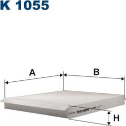 Filtron K1055 - Filtro, Aria abitacolo autozon.pro