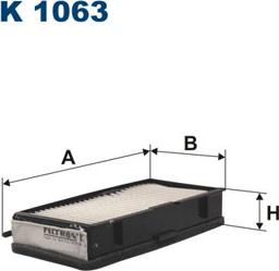 Filtron K1063 - Filtro, Aria abitacolo autozon.pro