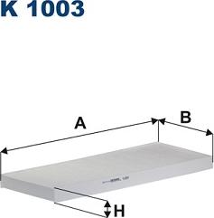 Filtron K1003 - Filtro, Aria abitacolo autozon.pro