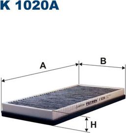 Filtron K1020A - Filtro, Aria abitacolo autozon.pro