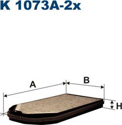 Filtron K1073A-2x - Filtro, Aria abitacolo autozon.pro