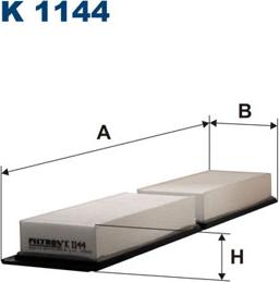 Filtron K1144 - Filtro, Aria abitacolo autozon.pro