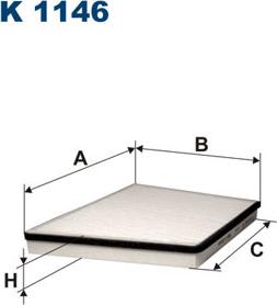 Filtron K1146 - Filtro, Aria abitacolo autozon.pro