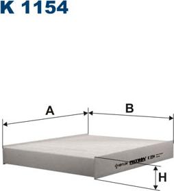 Filtron K1154 - Filtro, Aria abitacolo autozon.pro