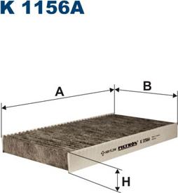 Filtron K1156A - Filtro, Aria abitacolo autozon.pro