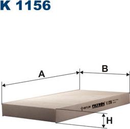 Filtron K1156 - Filtro, Aria abitacolo autozon.pro