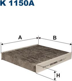 Filtron K1150A - Filtro, Aria abitacolo autozon.pro