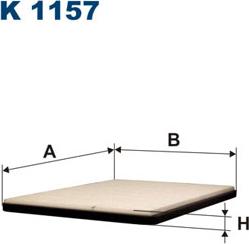 Filtron K1157 - Filtro, Aria abitacolo autozon.pro