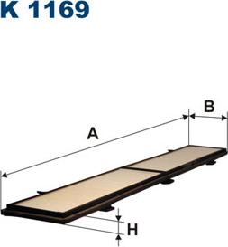 Filtron K1169 - Filtro, Aria abitacolo autozon.pro