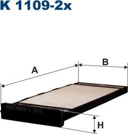 Filtron K1109-2x - Filtro, Aria abitacolo autozon.pro