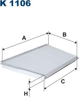 Filtron K1106 - Filtro, Aria abitacolo autozon.pro