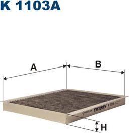 Filtron K1103A - Filtro, Aria abitacolo autozon.pro