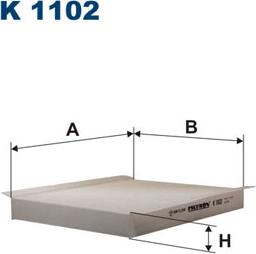 Filtron K1102 - Filtro, Aria abitacolo autozon.pro