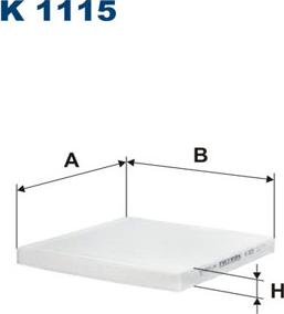 Filtron K1115 - Filtro, Aria abitacolo autozon.pro