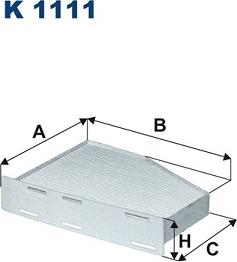 Filtron K1111 - Filtro, Aria abitacolo autozon.pro