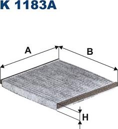 Filtron K1183A - Filtro, Aria abitacolo autozon.pro