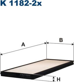 Filtron K1182-2x - Filtro, Aria abitacolo autozon.pro