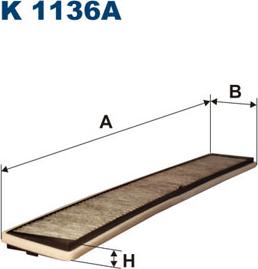 Filtron K1136A - Filtro, Aria abitacolo autozon.pro