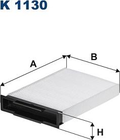 Filtron K1130 - Filtro, Aria abitacolo autozon.pro