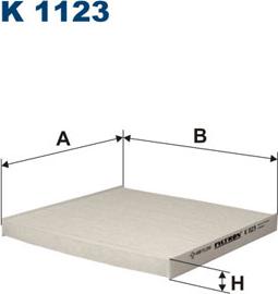 Filtron K1123 - Filtro, Aria abitacolo autozon.pro