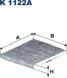 Filtron K1122A - Filtro, Aria abitacolo autozon.pro