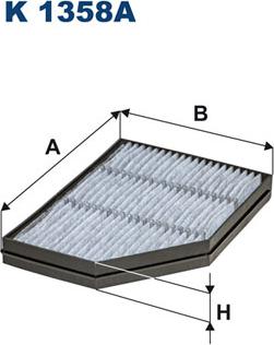 Filtron K1358A - Filtro, Aria abitacolo autozon.pro