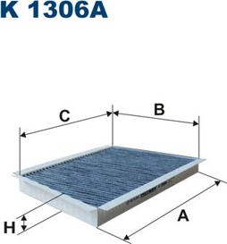 Filtron K1306A - Filtro, Aria abitacolo autozon.pro