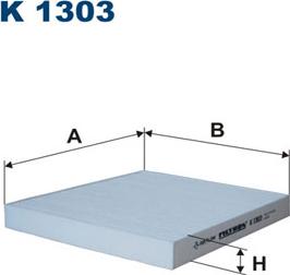 Filtron K1303 - Filtro, Aria abitacolo autozon.pro