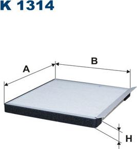 Filtron K1314 - Filtro, Aria abitacolo autozon.pro