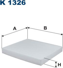 Filtron K1326 - Filtro, Aria abitacolo autozon.pro