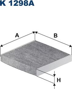 Filtron K 1298A - Filtro, Aria abitacolo autozon.pro