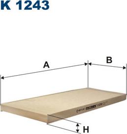 Filtron K1243 - Filtro, Aria abitacolo autozon.pro