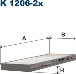 Filtron K1206-2x - Filtro, Aria abitacolo autozon.pro