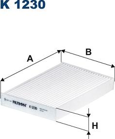 Filtron K1230 - Filtro, Aria abitacolo autozon.pro