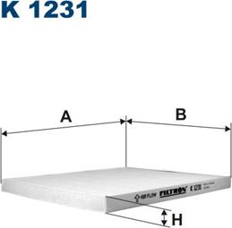 Filtron K1231 - Filtro, Aria abitacolo autozon.pro