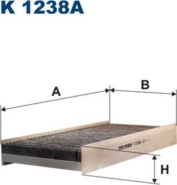 Filtron K1238A - Filtro, Aria abitacolo autozon.pro