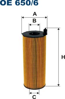 Filtron OE650/6 - Filtro olio autozon.pro